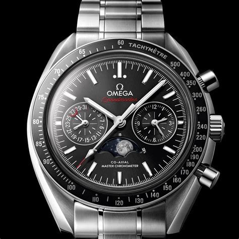 omega speedmaster co axial moonphase|Omega Speedmaster moonphase review.